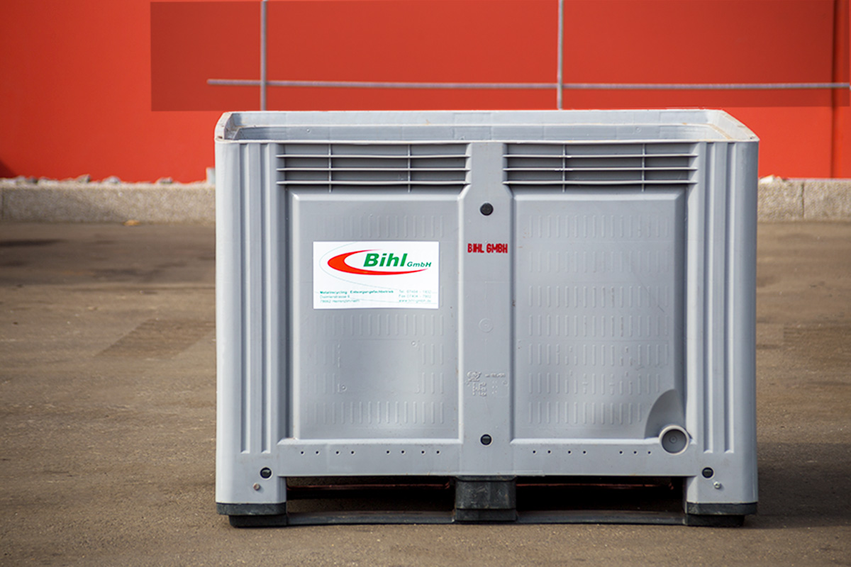 Kunststoffbox, 1 m³