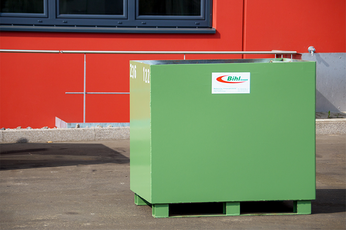 Boxencontainer, 0,8 Kubikmeter