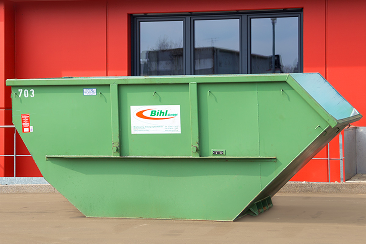 Container 10 Kubikmeter ohne Deckel